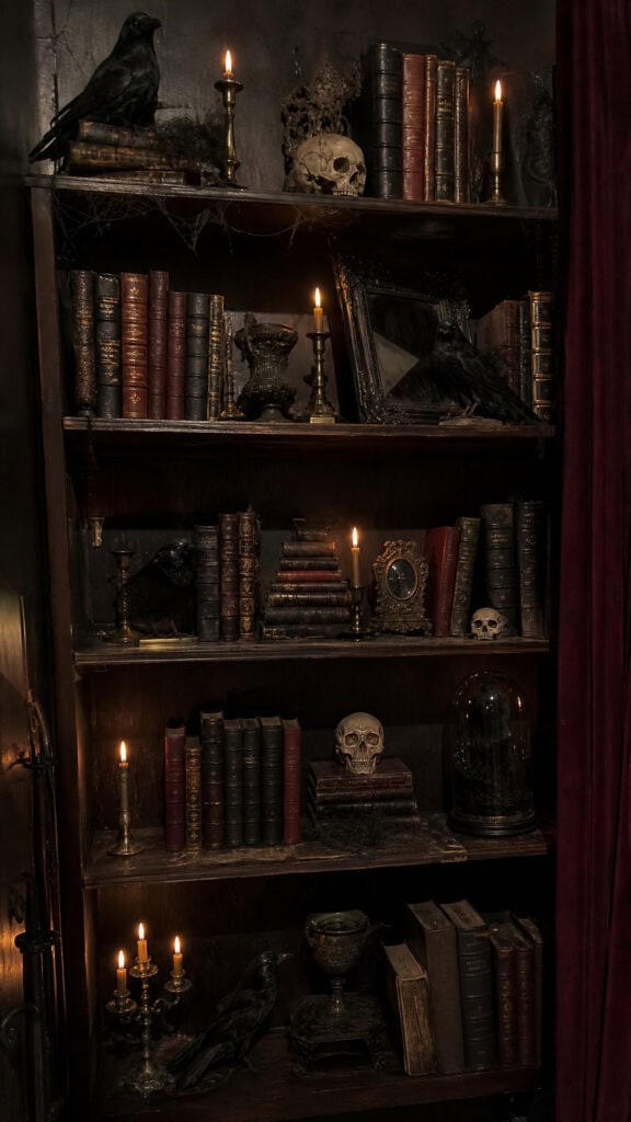 Create a Haunted Library Look