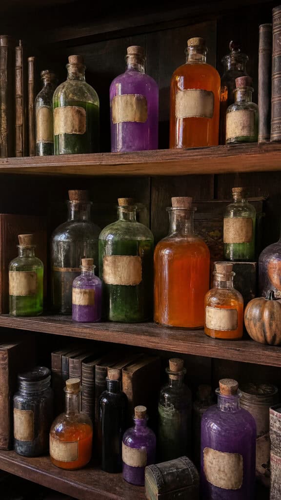 Create a Potion Bottle Display