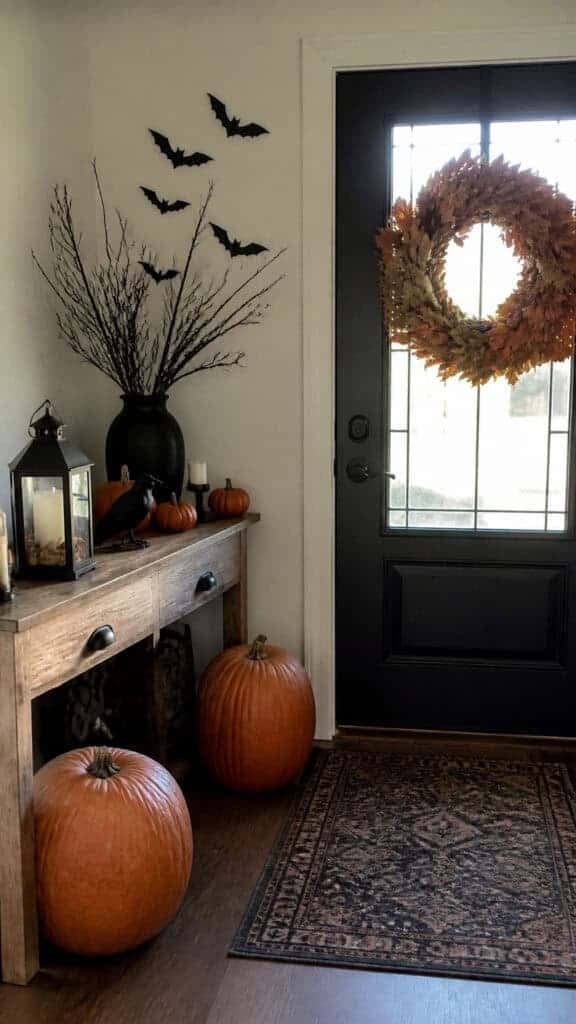 Add Spooky Touches to Your Entryway