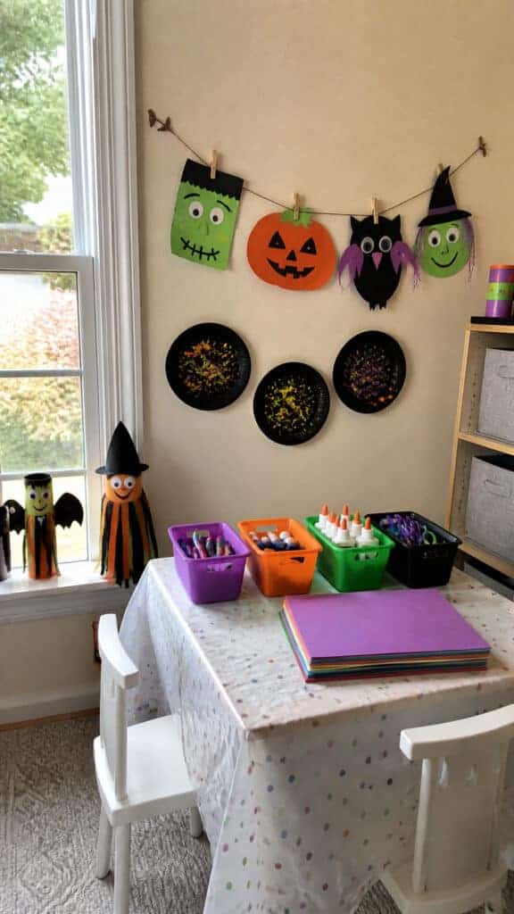 Create a Kid-Friendly Halloween Craft Corner