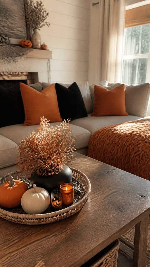 Decorate Your Living Room with Subtle Halloween Touches