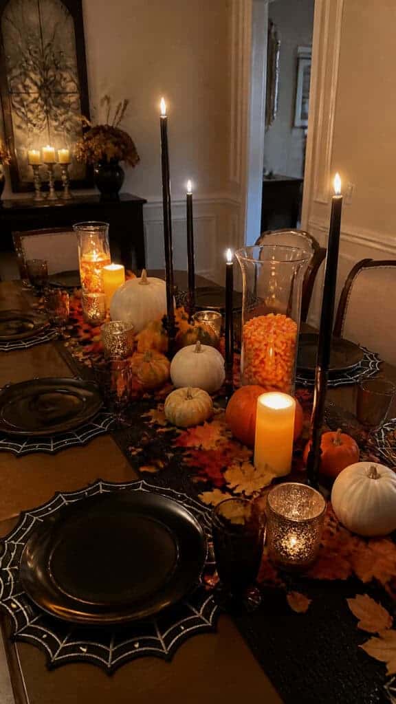 Dining Room and Kitchen Spooktacular Setups