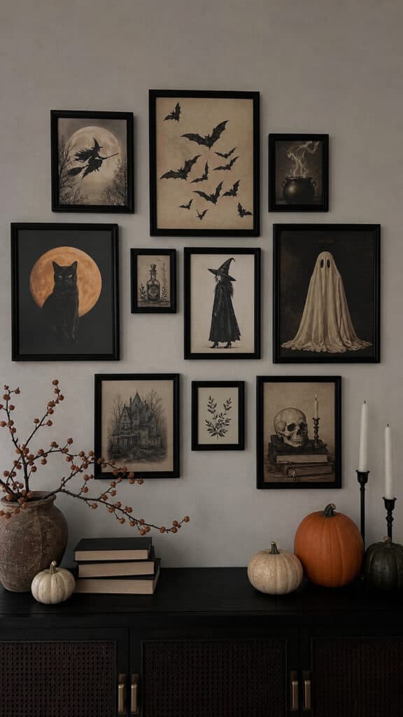 Framed Halloween Quote Art