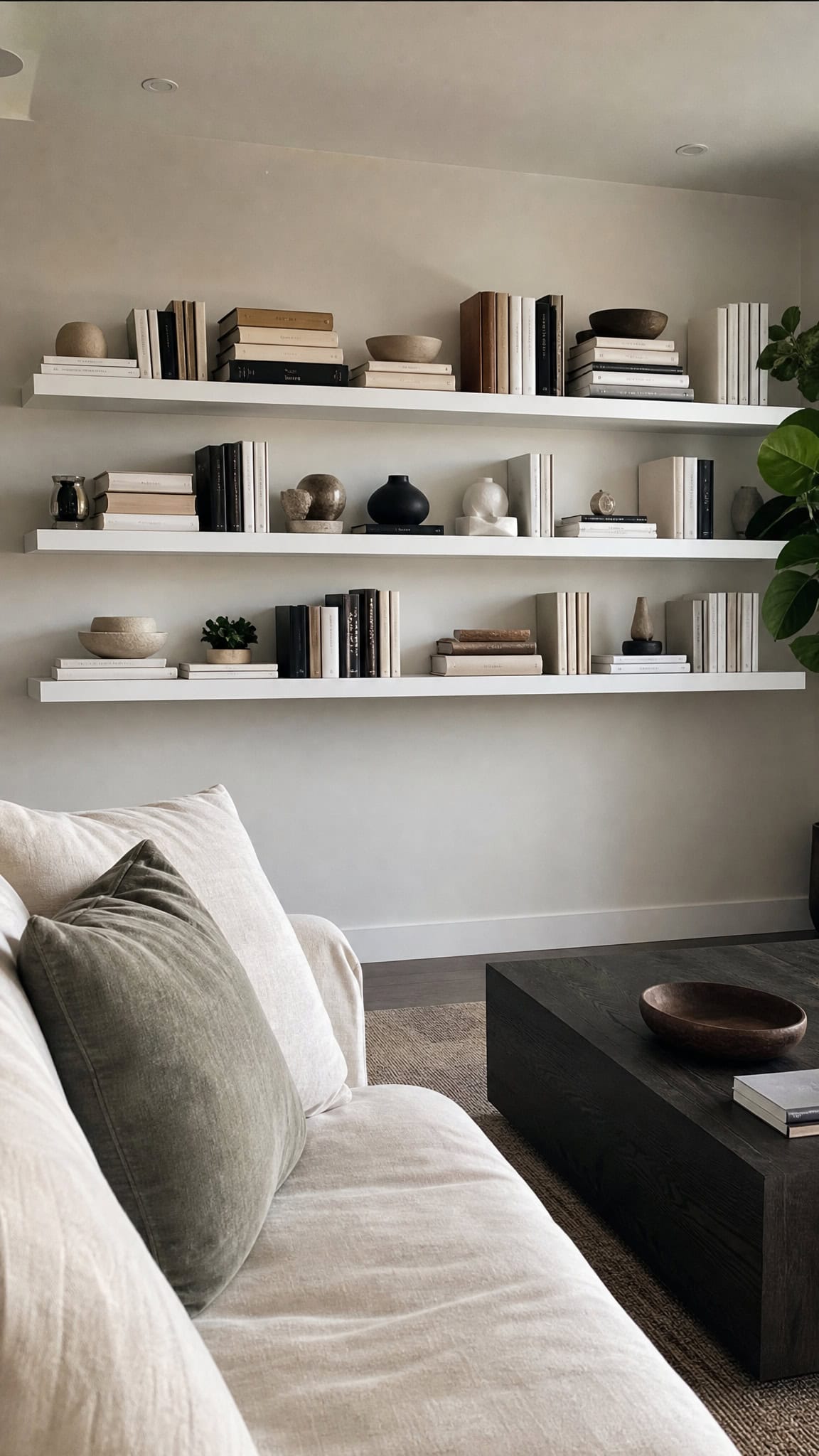Layered Books with Vertical and Horizontal Stacking