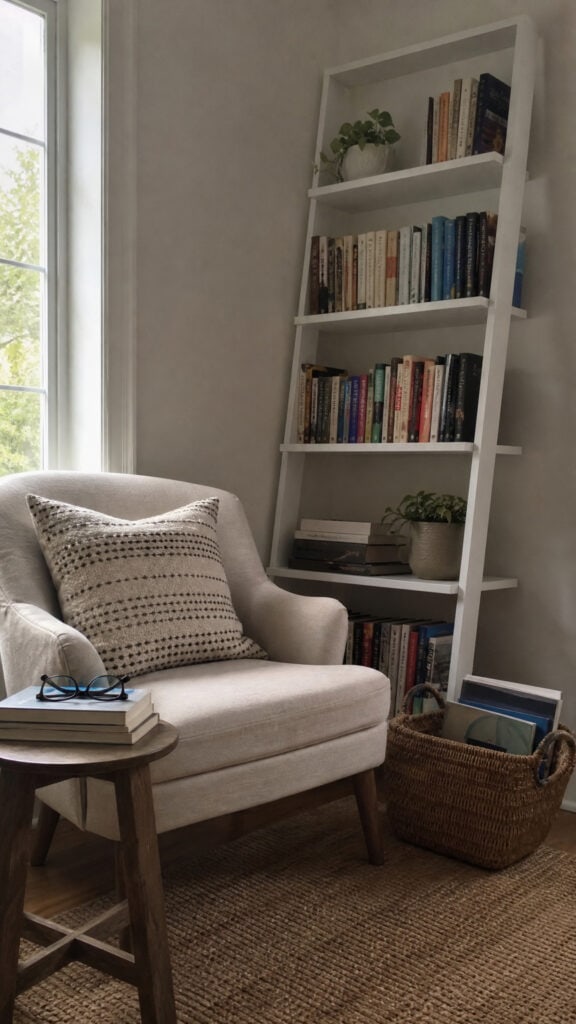 Create Storage For Books And Reading Essentials