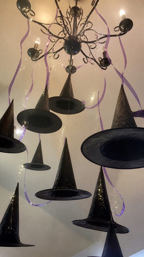 Witch Hat Chandelier or Light Fixture