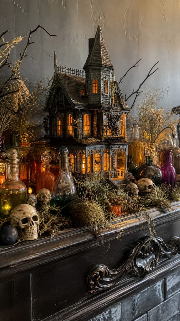 Haunted House Centerpiece Ideas