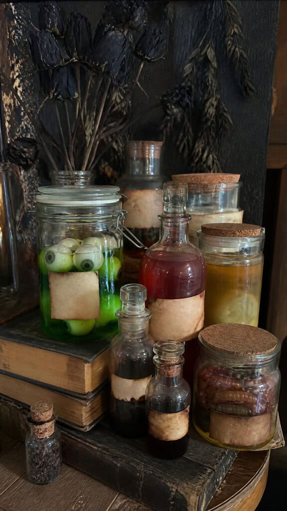 Haunted Apothecary Display