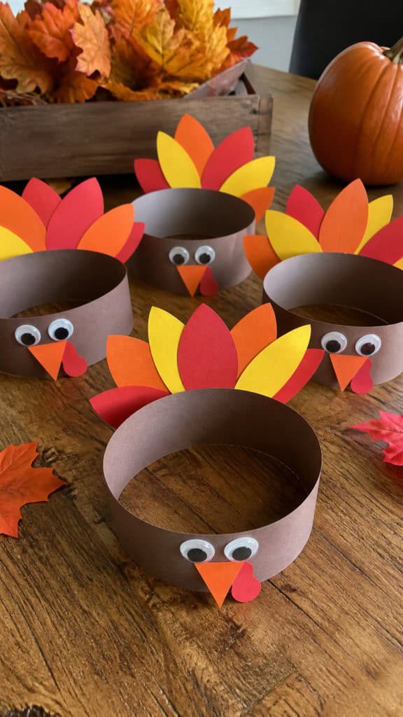 DIY Turkey Headband Craft Station