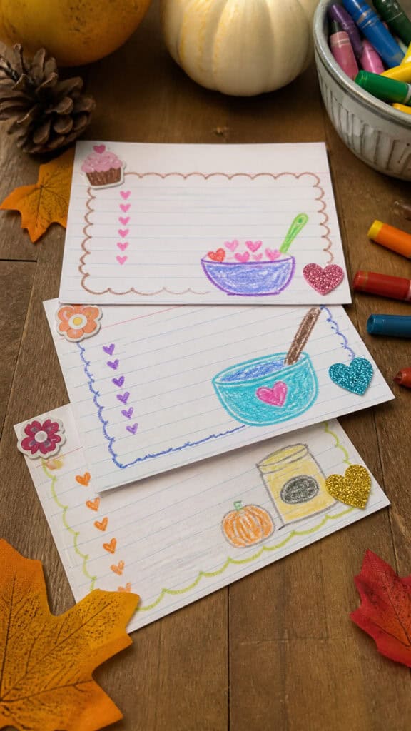 Friendship Recipe Cards