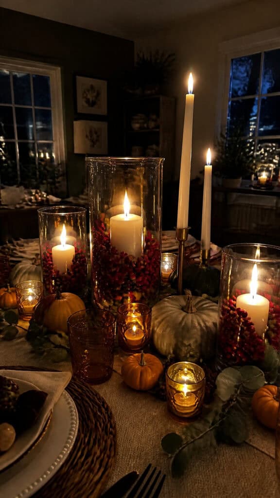 Add Warmth With Candles And Soft Lighting