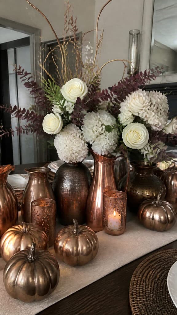 Vintage Copper and Bronze Metallic Arrangement