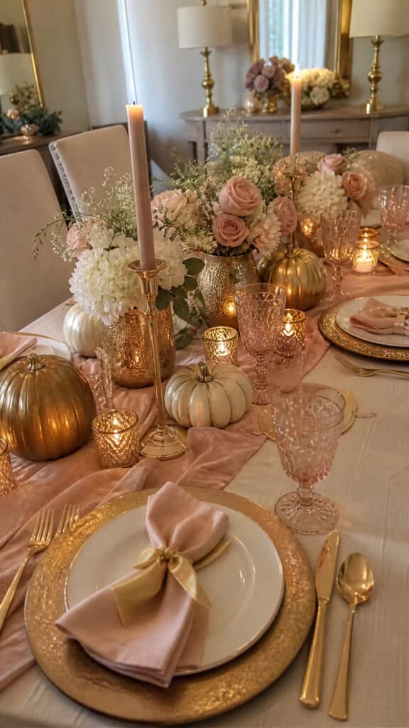 Blush Pink and Gold Romance