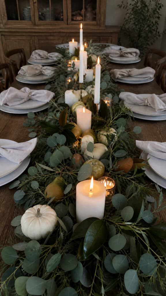 Eucalyptus and Greenery Runner