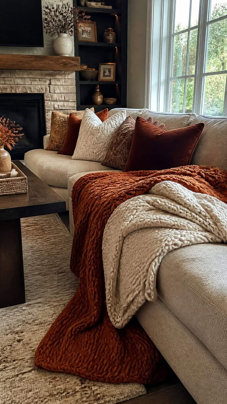 Layer Your Space with Warm Textiles