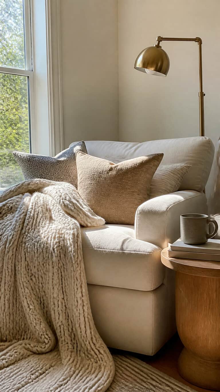 The Classic Reading Nook with Oversized Chair