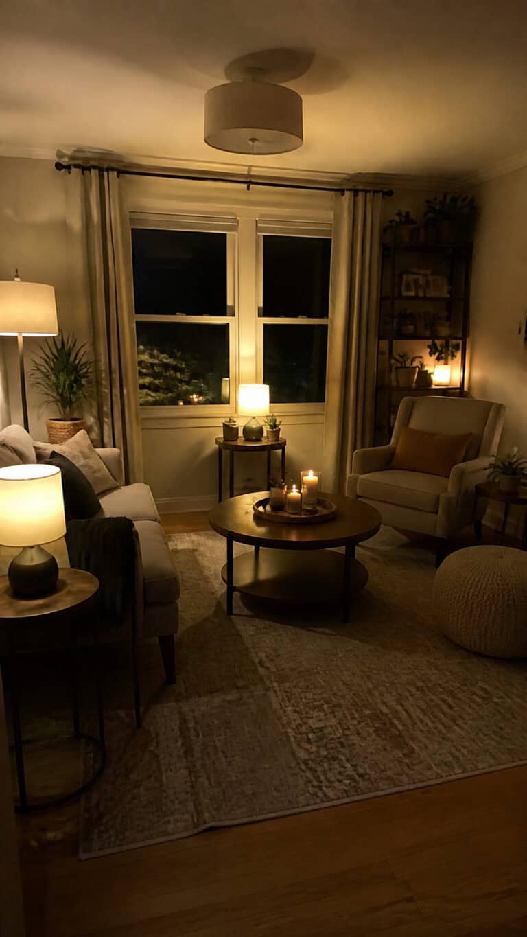 Layer Your Lighting for Maximum Coziness