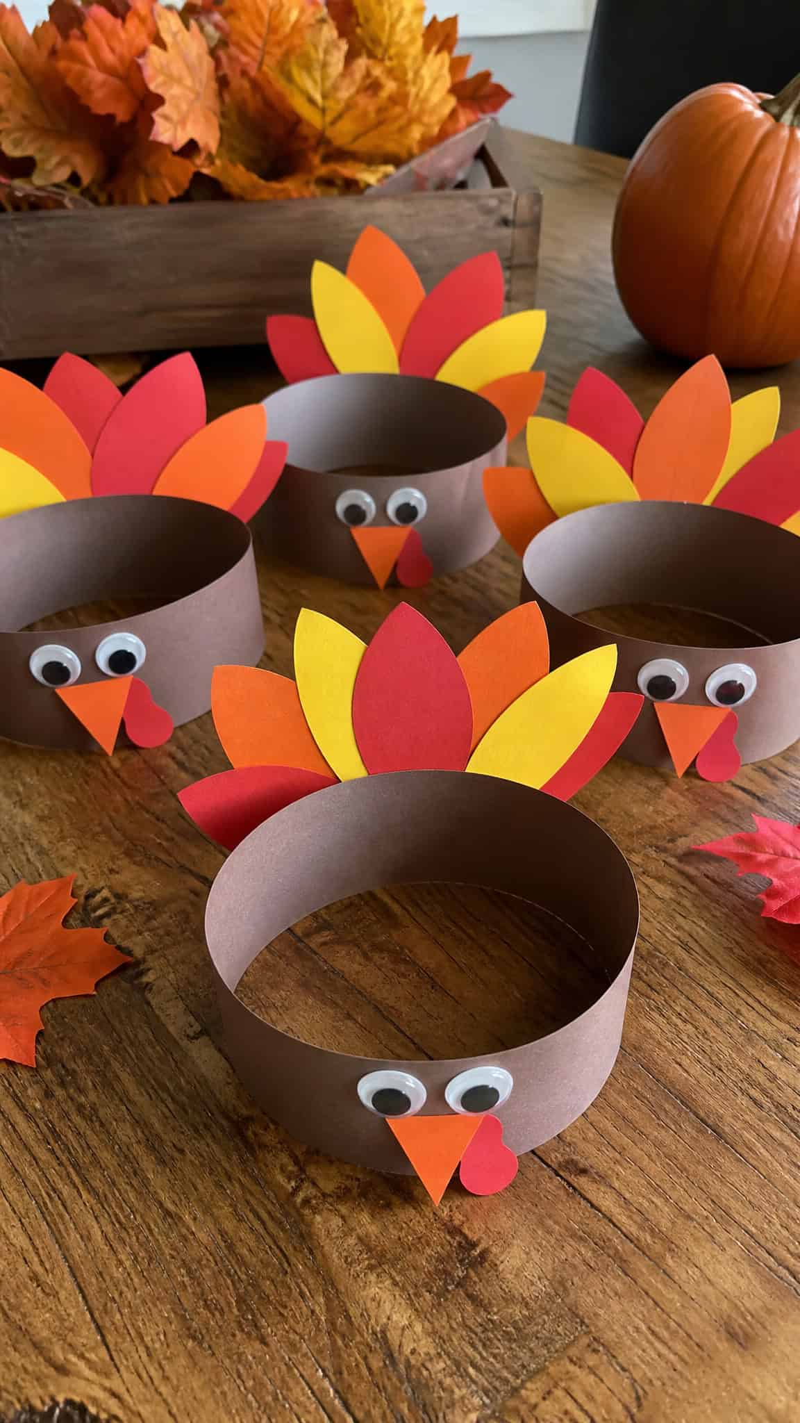 DIY Turkey Headband Craft Station
