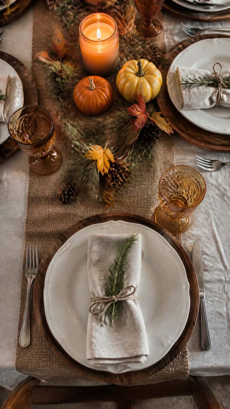 Layered Linens and Textures for Warmth