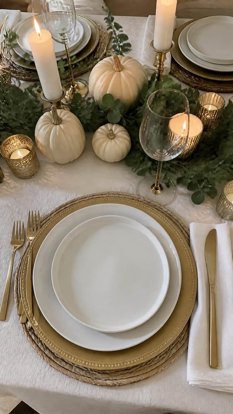 Classic White and Gold Sophistication