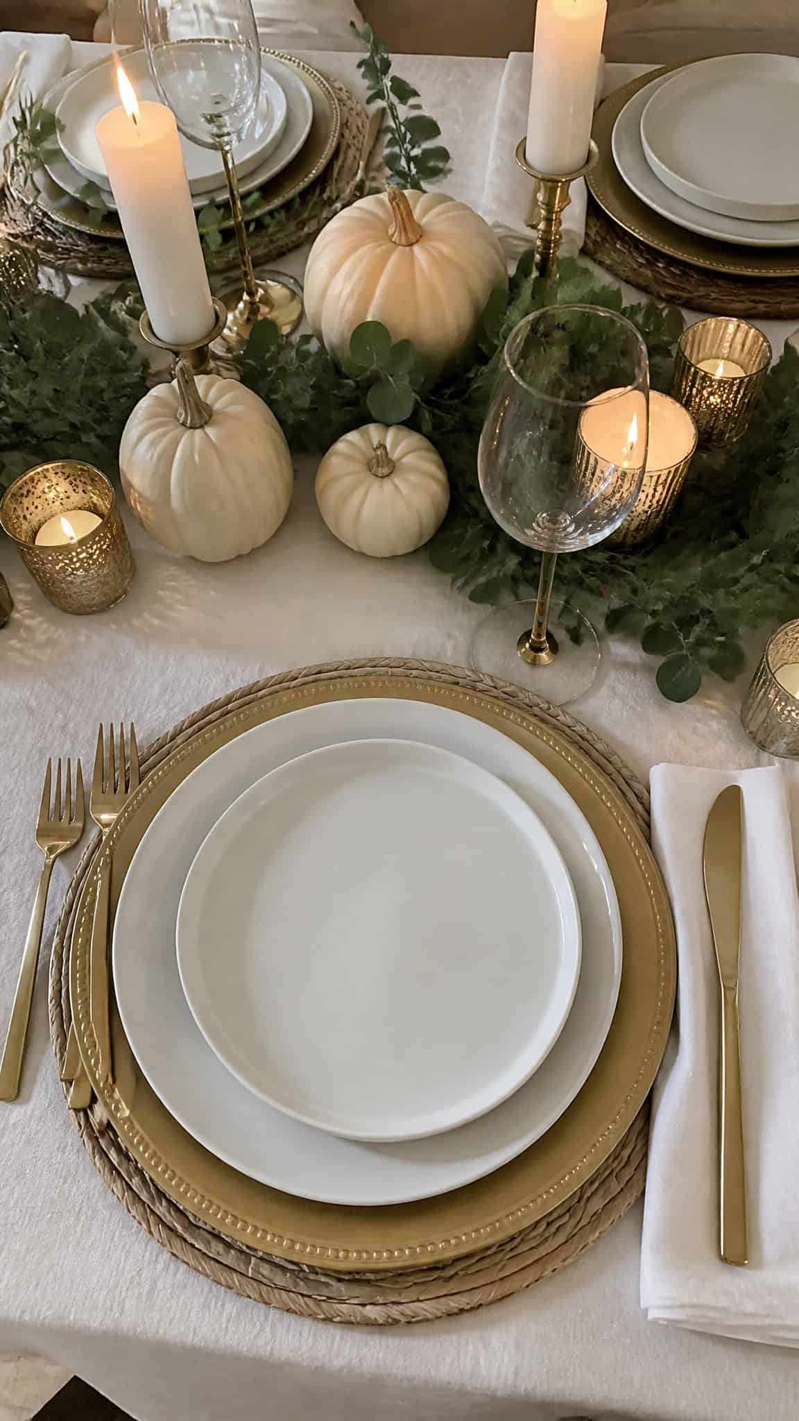 Classic White and Gold Sophistication